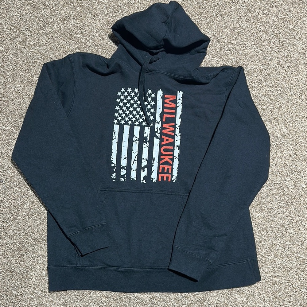 Milwaukee Black Hoodie for Men